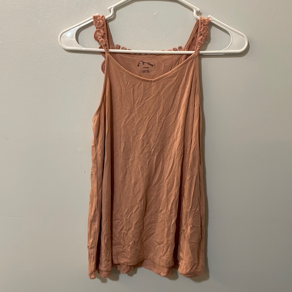 Art class, girls pink tank top